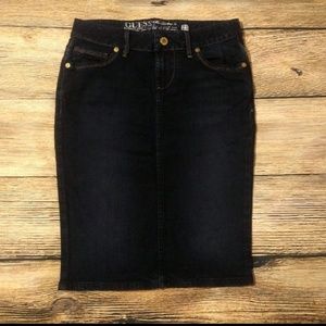 Guess Dark Denim Skirt *Reserved*